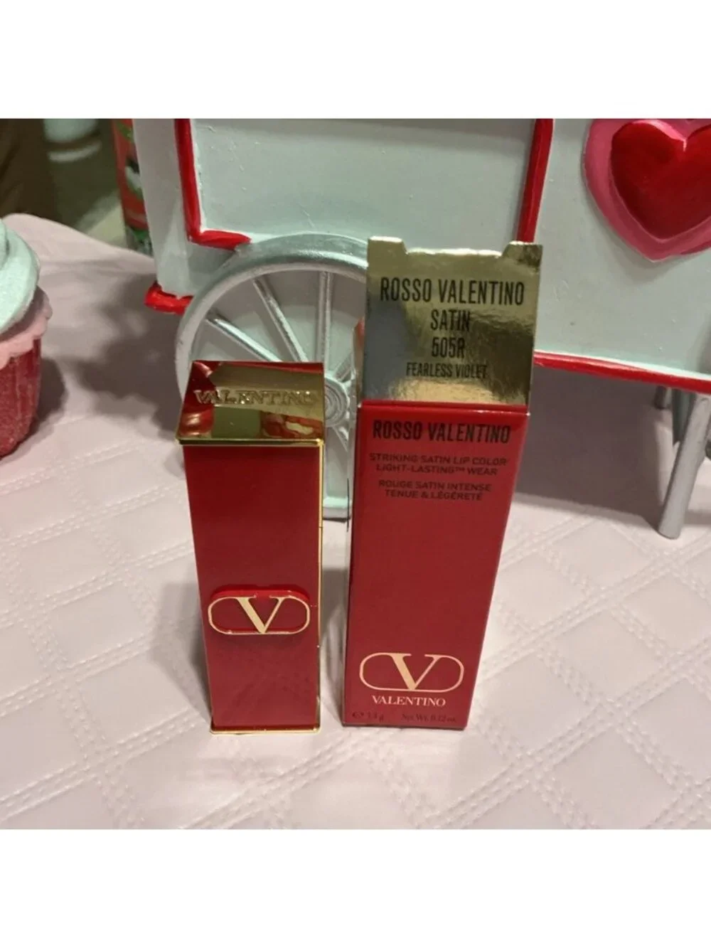 Valentino Rosso Satin Lipstick in Fearless Violet